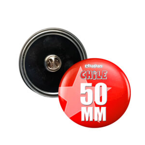 CHAPITA PIN MARIPOSA 50 MM