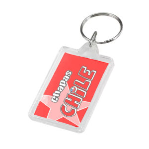 LLAVERO ACRÍLICO RECTANGULAR